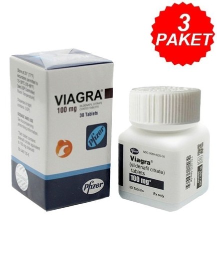 Viagra 100 mg 3 Kutu 90 Tablet