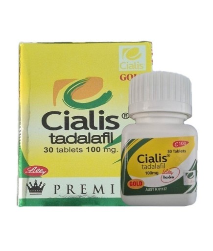 Premium Gold Tadalafil Cialis 100 mg 30 Tablet